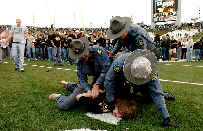 Fans Arrested